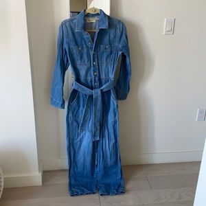 Madewell denim coveralls